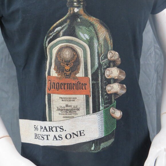 Jagermeister Shirt - Hand Holding Bottle Graphic - Women's Small - Picture 2 of 9